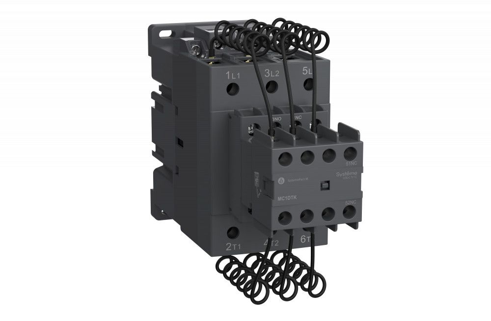 КОНТАКТОР MC1D ДЛЯ КОНДЕНСАТОРНЫХ БАТАРЕЙ 40 КВАР 1НО/2НЗ 24V 50/60ГЦ фото