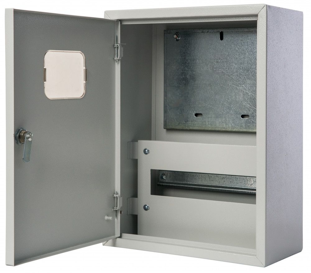 Корпус метал. 400х300х160 1-фазн. 12 мод. IP31 ЩРУН-1/12 фото