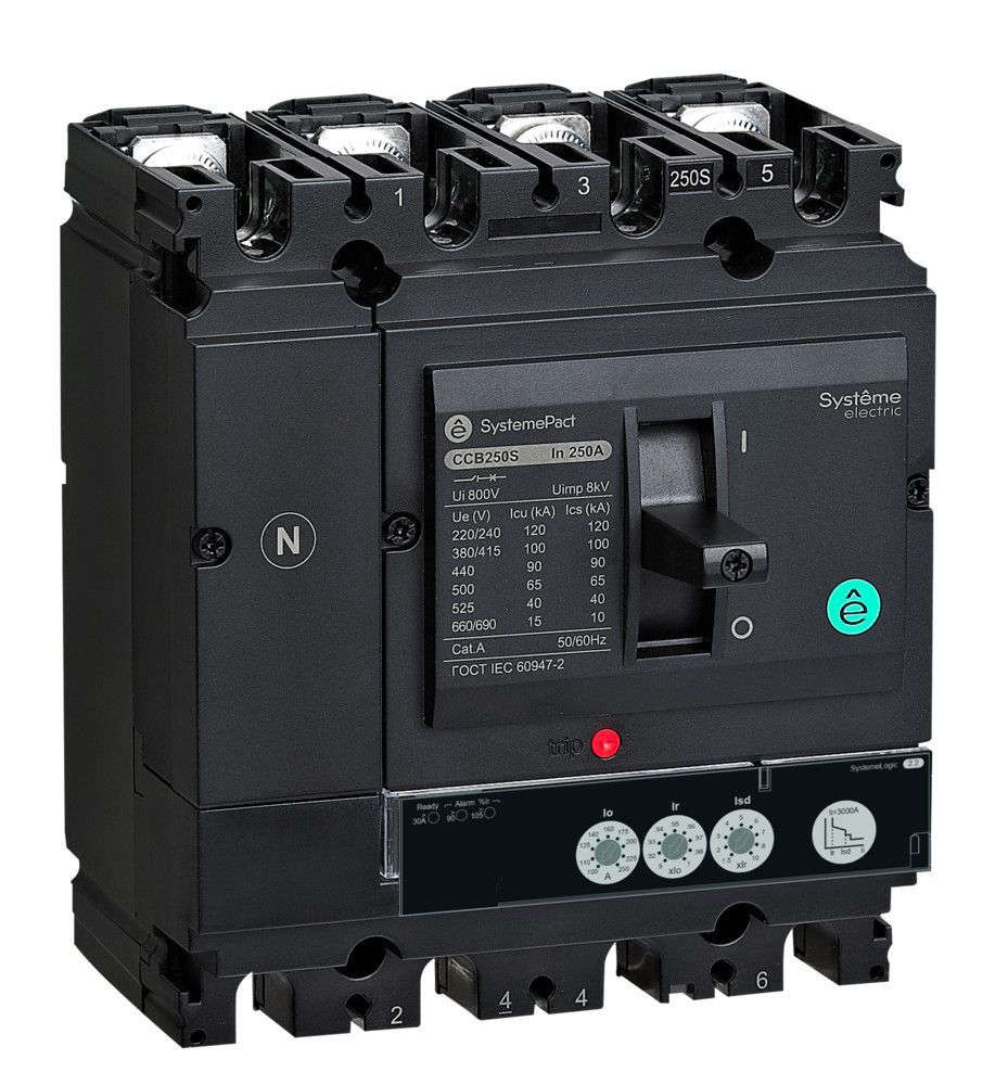 АВТ.ВЫКЛ SYSTEMEPACT CCB100 150KA 4P4D S2.2 40A фото