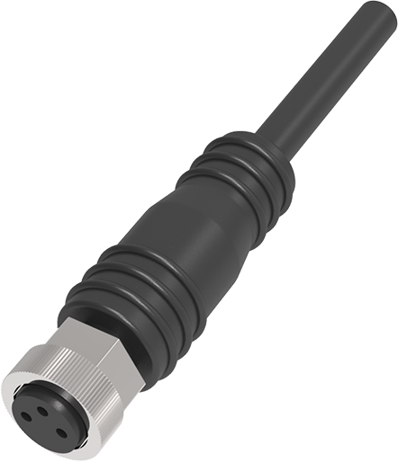 Теко CS S48L-1-2 Соединитель кабельный, Розетка, Прямой с кабелем, Пластик 3-PINIP67, кабель 2 м, 60 AC/DC NO/NC фото