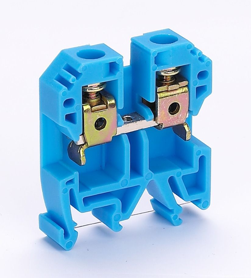 Зажим наборный 70А 10мм2 ЗН-101 синий фото