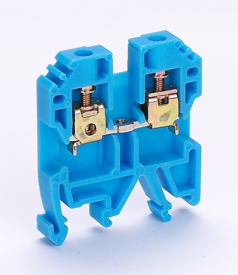 Зажим наборный 24А 2,5мм2 синий ЗН-101 фото