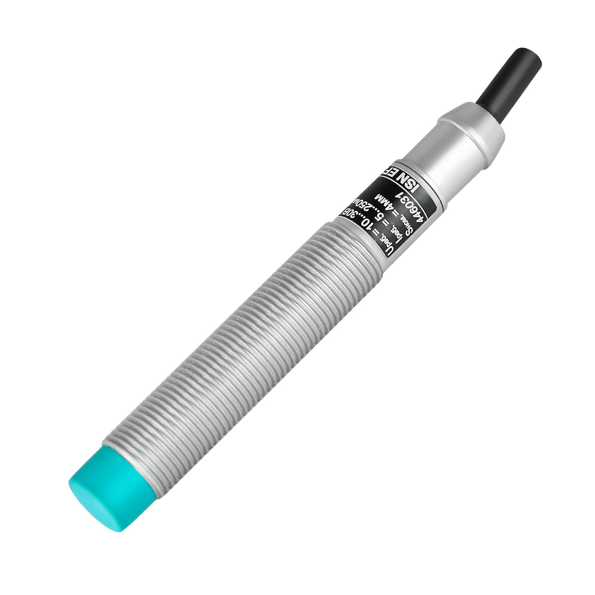 Теко ISN EF26A-31P-4-LZ-C, Индуктивный датчик,Sn=4 мм,корпус М12x1 Алюминий не заподлицо,10...30DC NO PNP,IP67,кабель фото