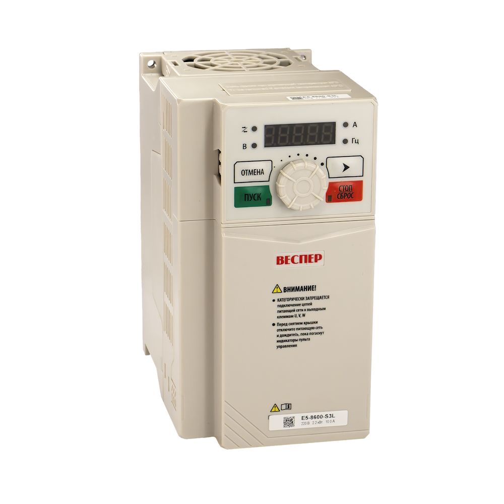 Частотный преобразователь Веспер E5-8600-S3L 2,2 кВт 220В фото