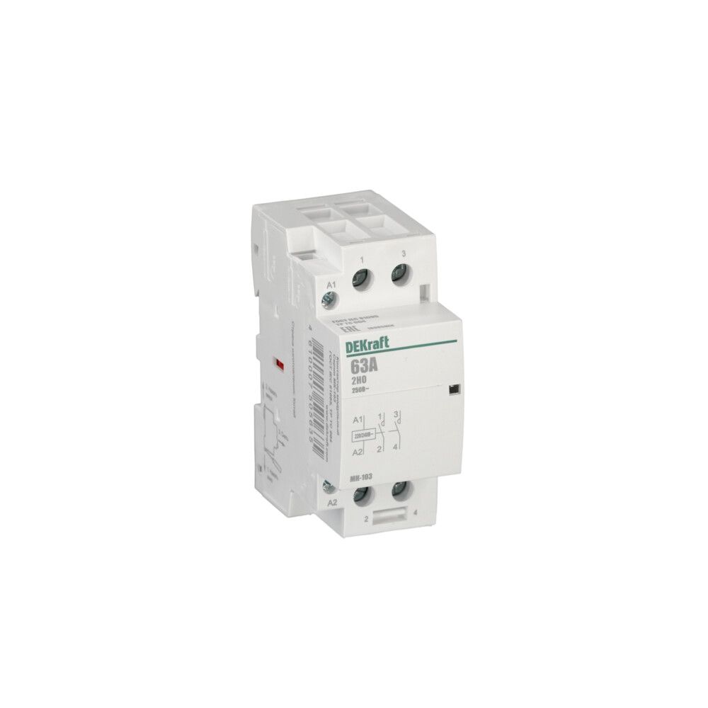 Модульный контактор 2НО 63А 230В МК-103 фото