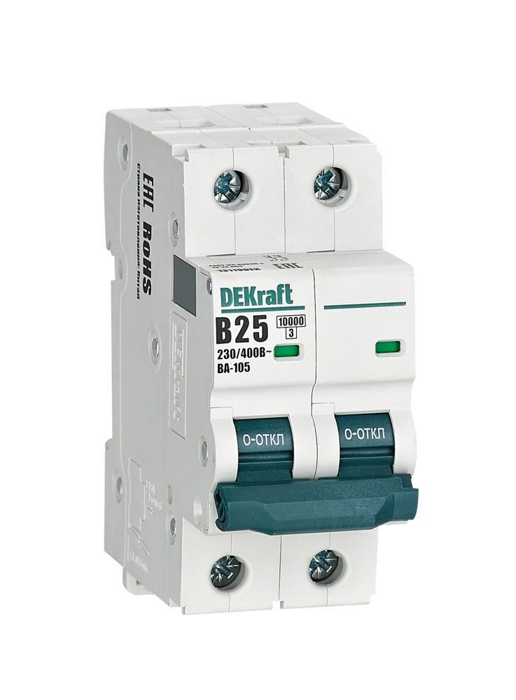 Автоматический выключатель ВА-105 2P 25А B 10кА фото