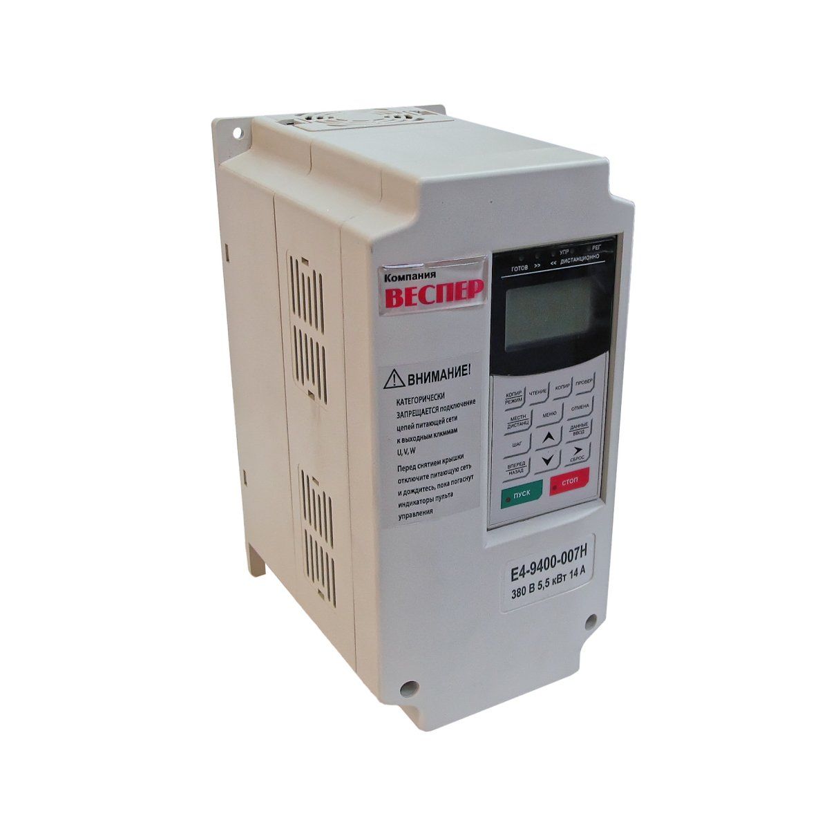 Частотный преобразователь Веспер E4-9400-007H 5,5 кВт 380В фото