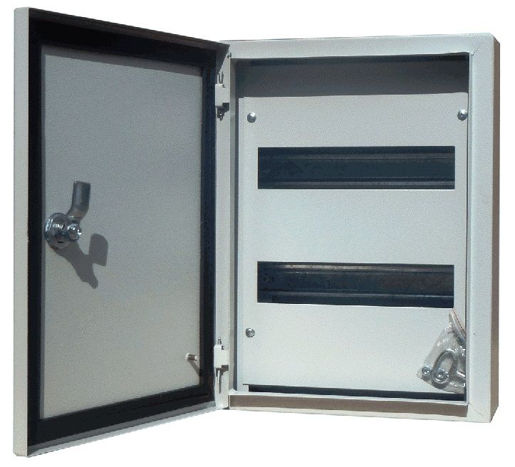 Корпус метал. 400х300х120 24 мод. IP54 ЩРН-24 фото