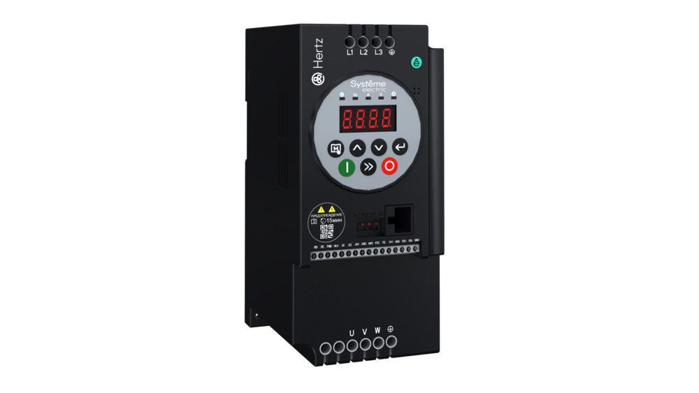 Преобразователь частоты STV050 Hertz 4 кВт 380В ЭМС С3 + LED панель оператора фото