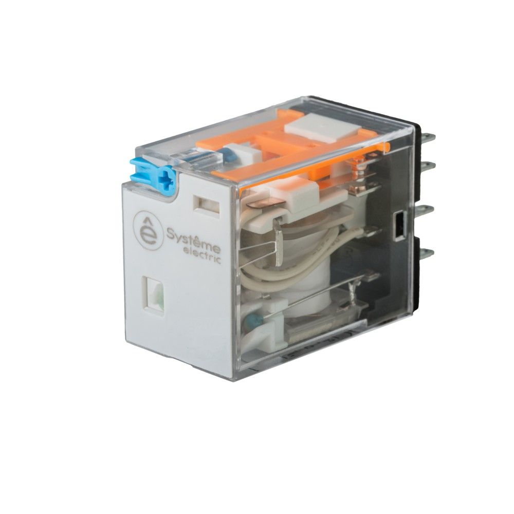 Реле 5A 4CO 12VDC тест кнопка LED фото