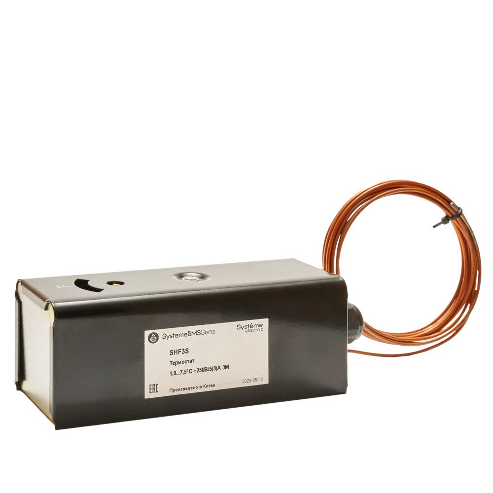 Термостат защиты от замораживания, +1,0…7,5°С, автом.сброс, 3м DOFC/~250В/5(3)А фото