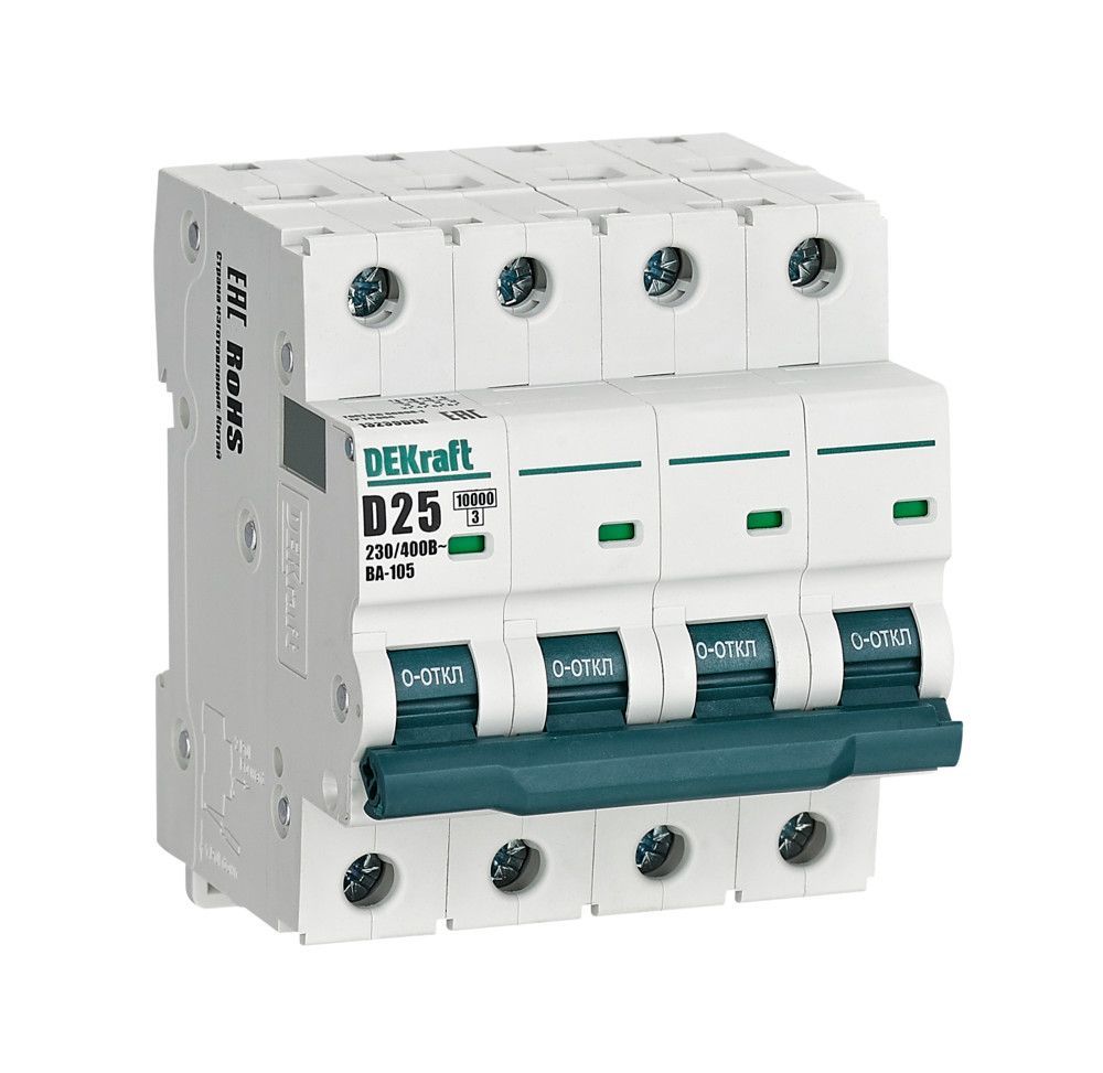 Автоматический выключатель ВА-105 4P 25А D 10кА фото