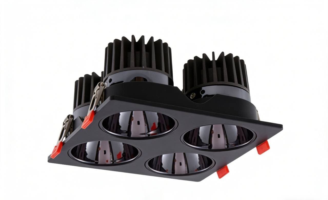 Светильник светодиодный CDL-250-S 4X10Вт 3000К 15° черный фото