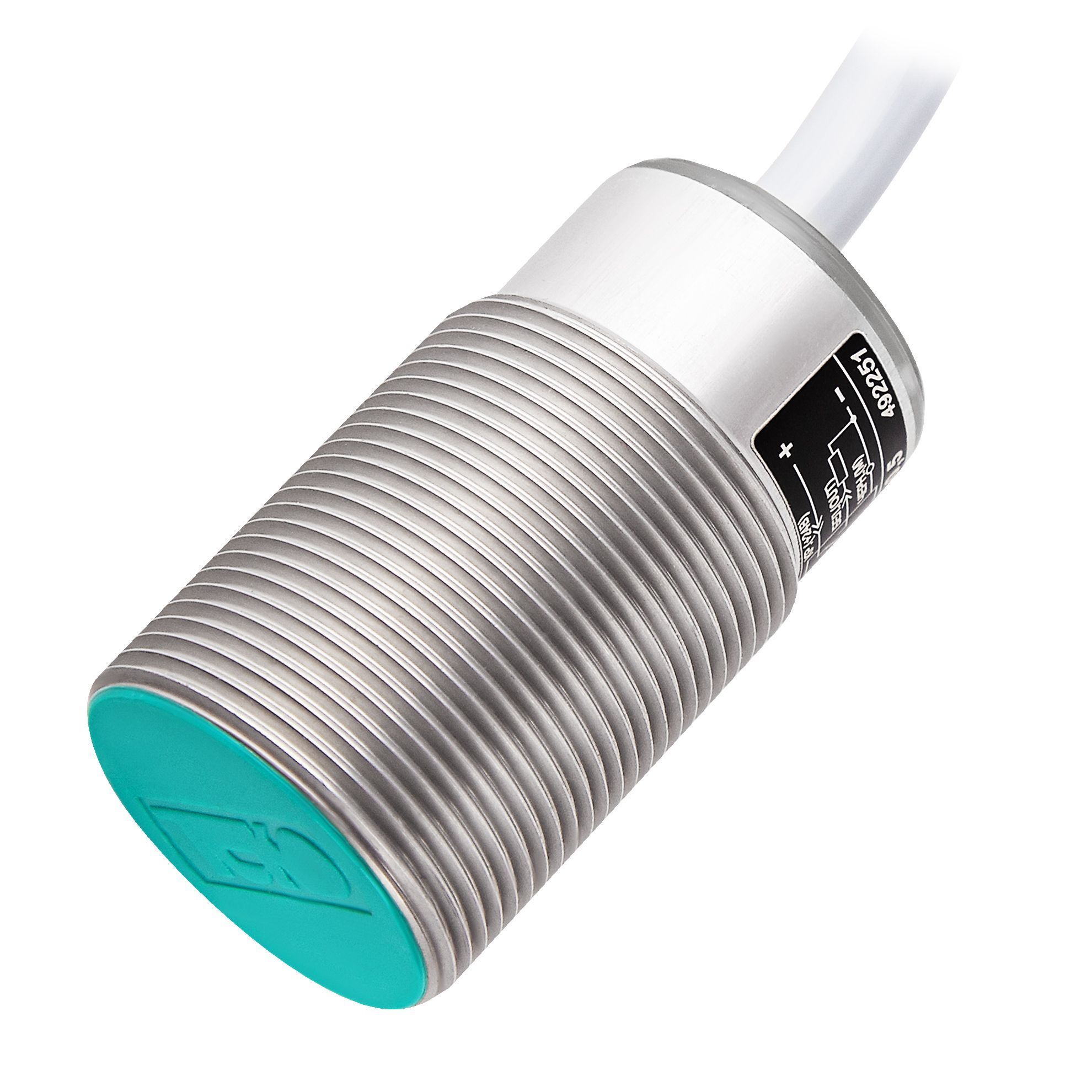 Теко ISB A8A8-32P-10G-LZT2-C-P, Индуктивный датчик,Sn=10 мм,корпус М30x1,5 Алюминий заподлицо,10...30DC NС PNP,IP68,кабель фото