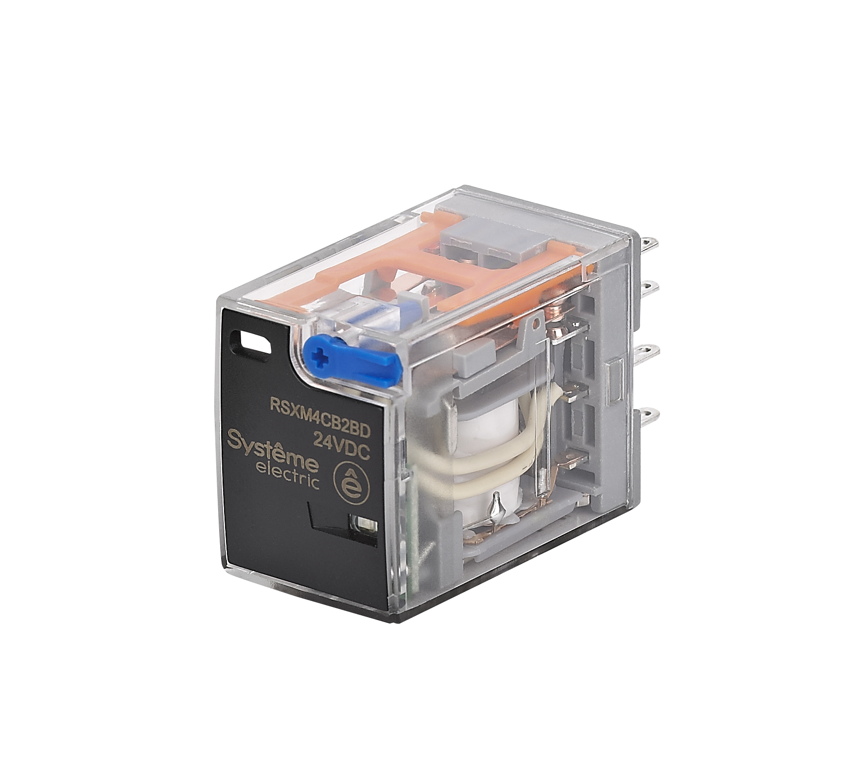 Реле 5A 4CO 24VDC тест кнопка LED фото