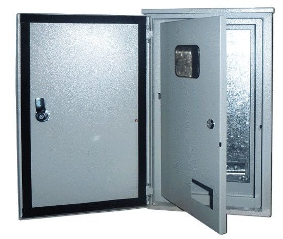Корпус метал. двухдверный 520х310х150 3-фазн. 12 мод. IP54 ЩРУН-3/9