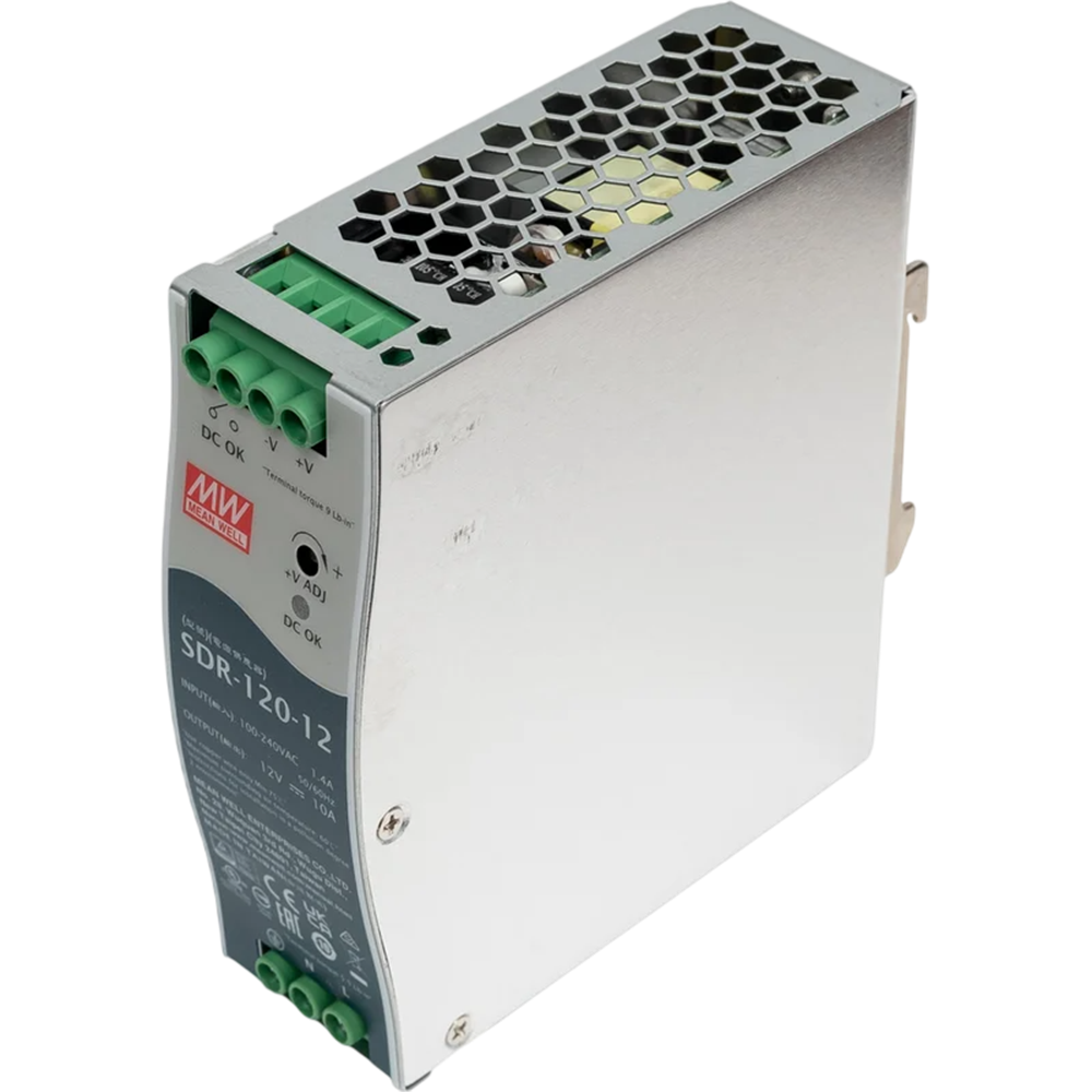 Блок питания Mean Well SDR-120-12 фото