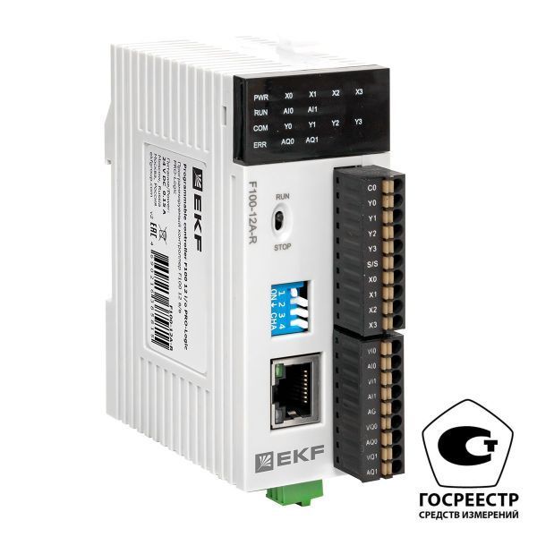 Программируемый контроллер F100 12 в/в PRO-Logic EKF (с поверкой) фото