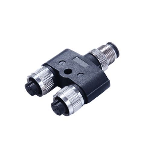 Теко CS Y25R-3 Соединитель тройник, Вилка / 2 розетки, Y-образный, Пластик 4-PINIP67250 AC/DC NO/NC фото