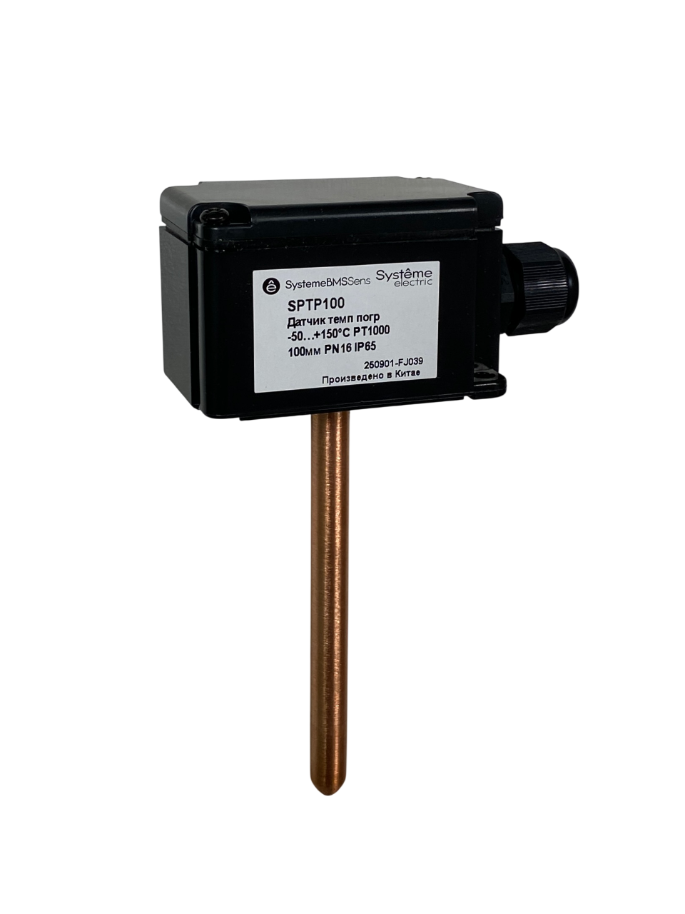 Датчик температуры погружной, -50…+150°С Pt1000 100мм с гильзой 50мм IP65 фото