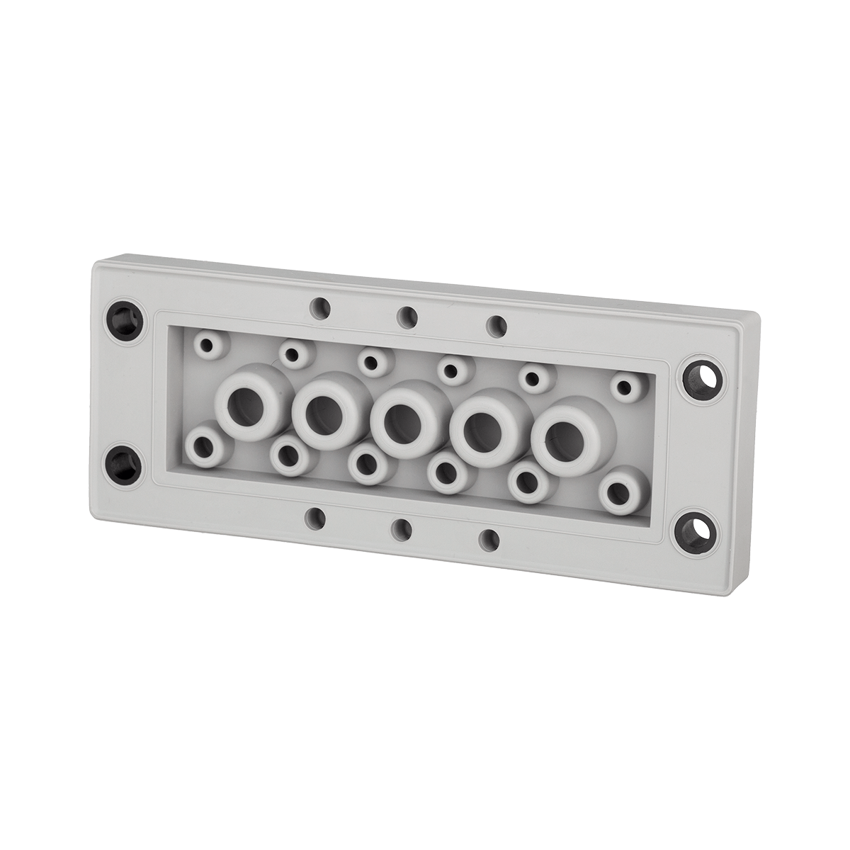 Пластина для ввода кабеля 6 х (3.2-6.5) 6 х (5-10.2) 5 х (9-16.2) Meyertec MTC-DPZ2417 фото