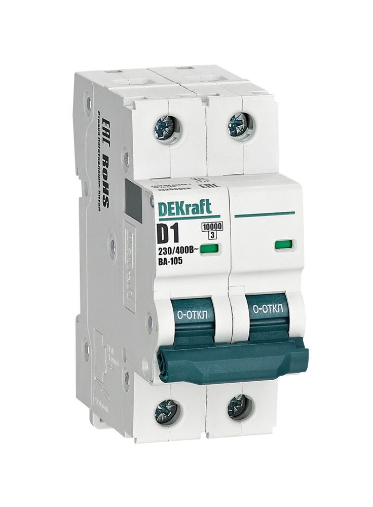 Автоматический выключатель ВА-105 2P 1А D 10кА фото