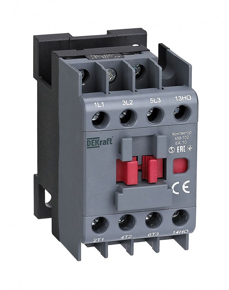 Контактор 6А 36В АС3 АС4 1НЗ КМ-102 фото