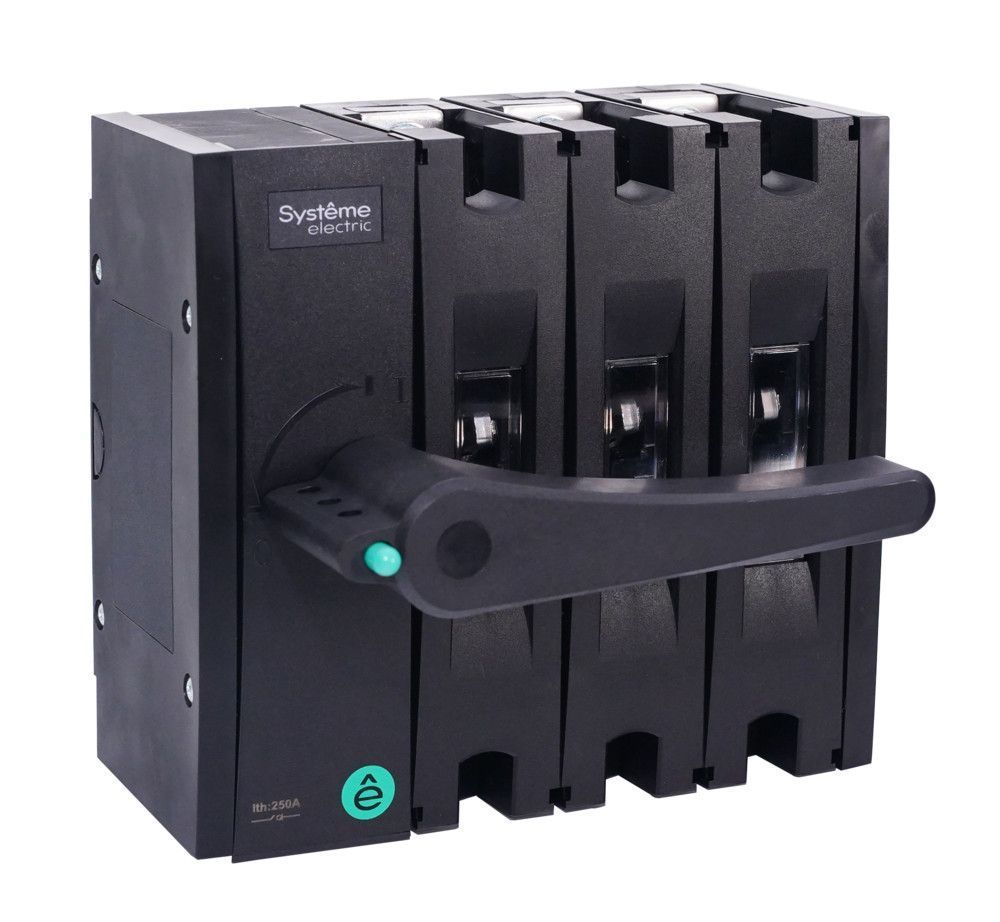 ВЫКЛ.-РАЗЪЕДИНИТЕЛЬ SYSTEMEPACT SD250 3P 200A РУКОЯТКА СЛЕВА ФРОНТ._РУКОЯТКА ЗАКАЗЫВАЕТСЯ ОТДЕЛЬНО
