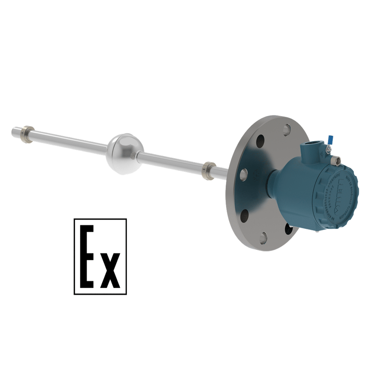 Датчик уровня поплавковый Овен ПДУ-И.1000.5.Ф.80.6.01.В-ЕХD