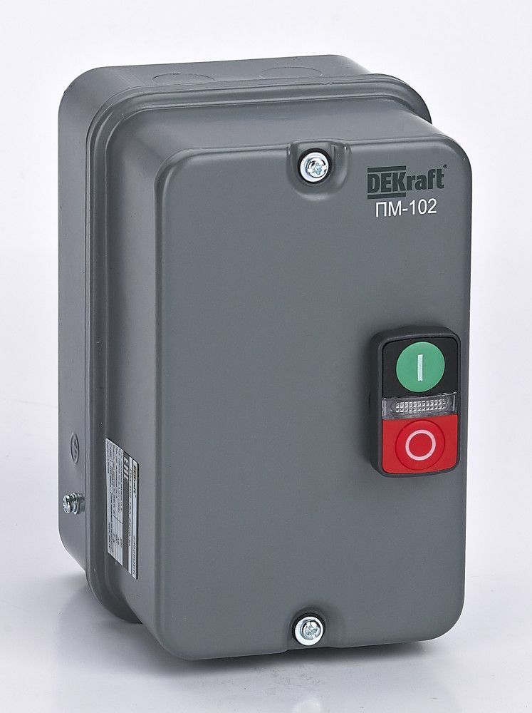 Пускатель электромагнитный 9А AC220/230В 50/60Гц в металлической оболочке фото