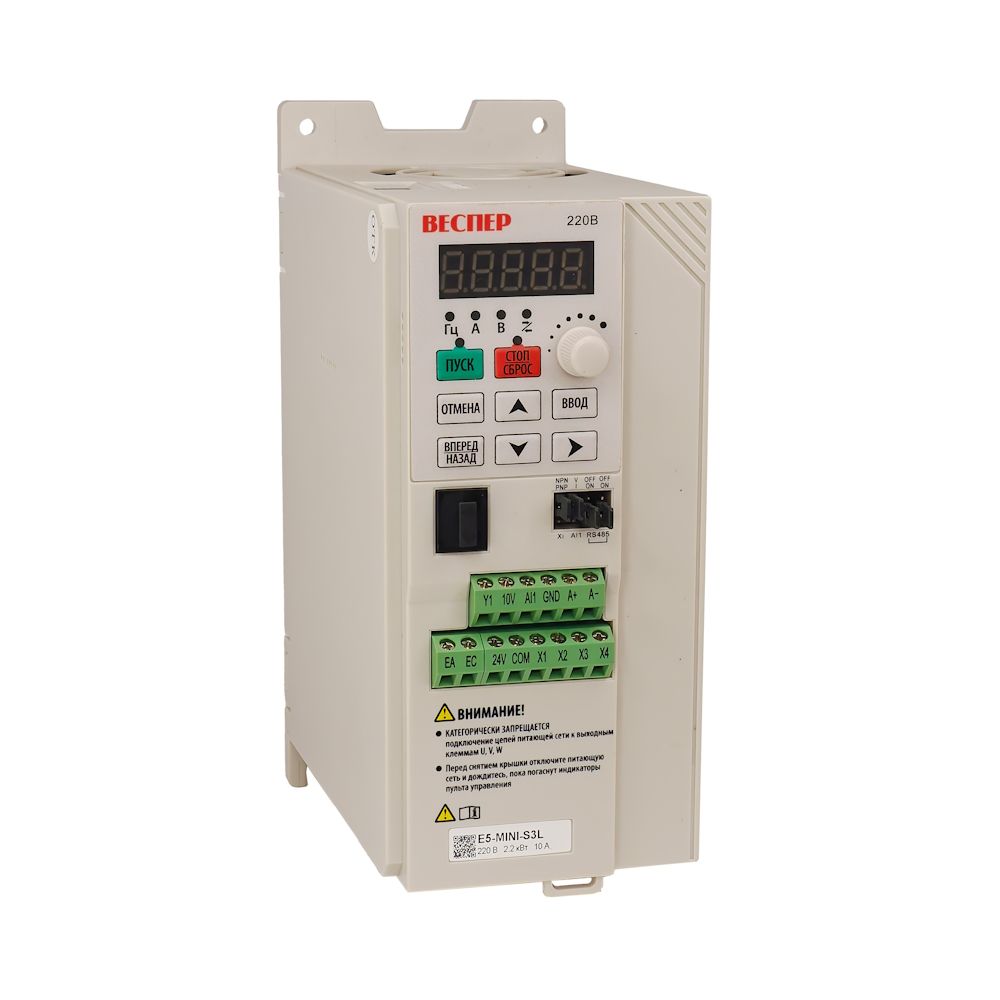 Преобразователь частоты Веспер E5-MINI-S3L 2,2 кВт 220В фото