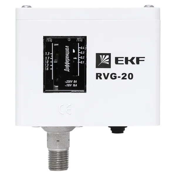 Реле избыточного давления EKF RVG-20-1,6