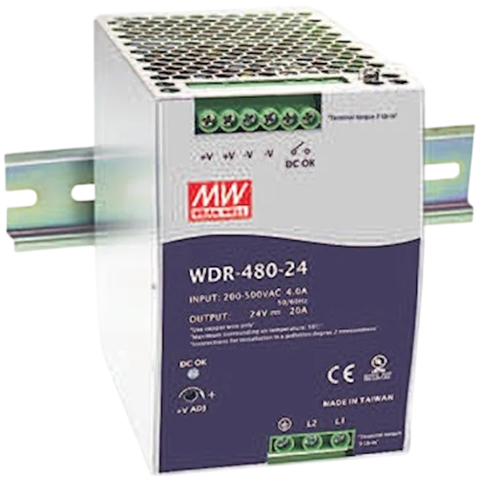 Блок питания Mean Well WDR-480-24 фото