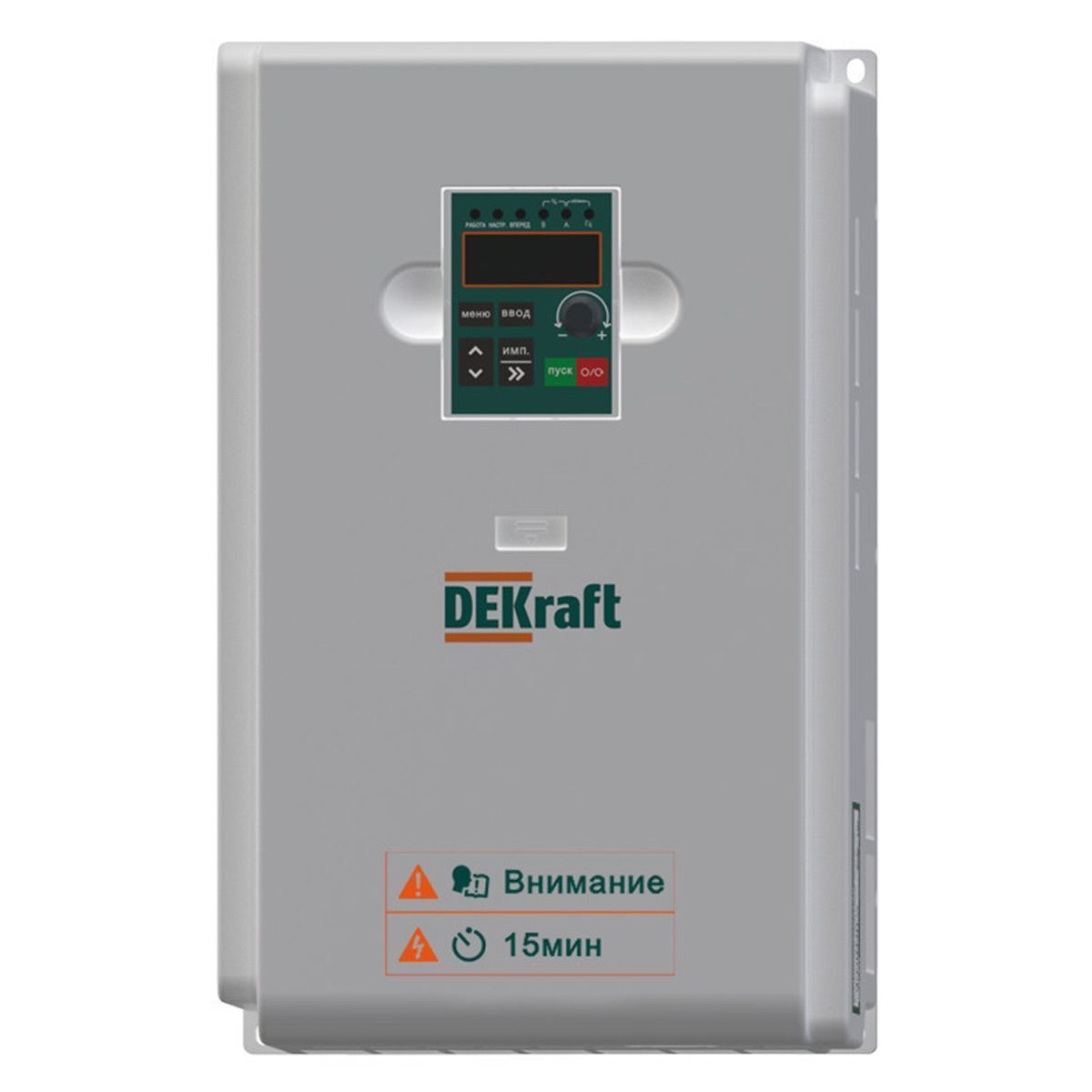 Преобразователь частоты Dekraft DEKV060 ПЧ-510-3PH-380В-15/18.5кВт-B DEKV060G015P18RT4B фото