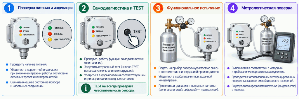 Основные способы проверки работоспособности датчика газа Основные способы проверки работоспособности датчика газа