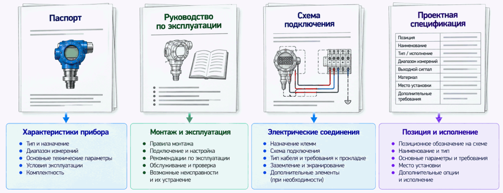 Виды технической документации датчика давления Виды технической документации датчика давления