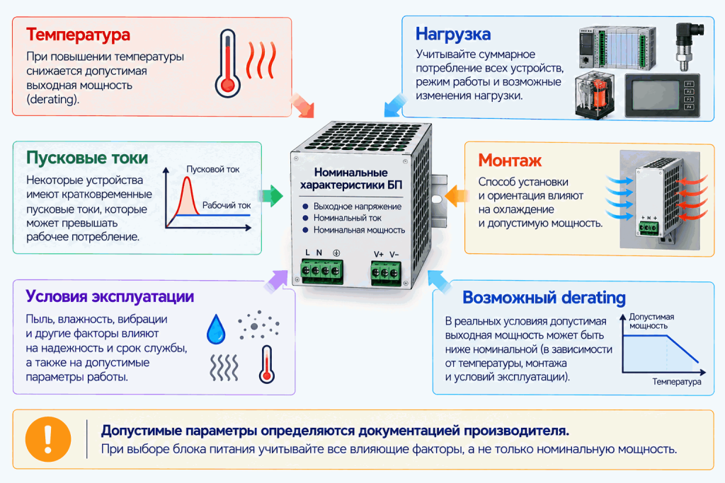 Факторы, влияющие на выбор мощности блока питания Факторы, влияющие на выбор мощности блока питания