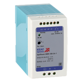 Блок питания OptiPower MDR-100-24-1