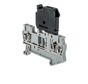 Клемма пружинная с держателем предохранителя, 2.5 мм² Meyertec MTS-2.5F