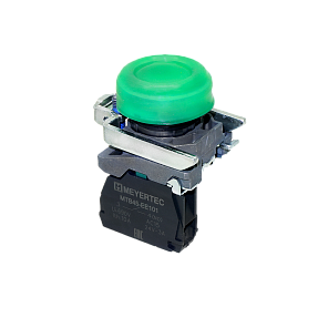 Кнопка зеленая в кожухе, 1NO, IP66, металл Meyertec MTB4-BP31