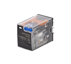 Реле 6A 4CO 24VDC тест кнопка LED