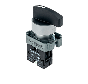 Переключатель длинная ручка, 2 положения, 1NO, с возвратом Meyertec MTB2-BJZ114