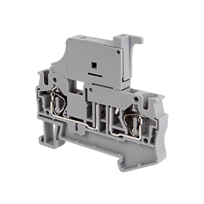 Клемма пружинная с держателем предохранителя, 4 мм² Meyertec MTS-4F