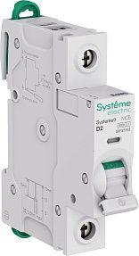 Systeme9 Автоматический выключатель (АВ) D 2A 1P 6kA 230В