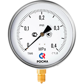 Манометр Росма ТМ-610Р.00(0-10MPa)M20x1,5.1,0