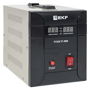 Стабилизатор напряжения симисторный напольного исполнения TITAN-TF-2000 EKF