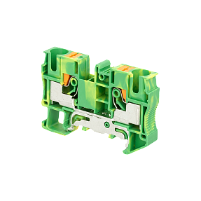 Клемма push-in "Земля", 10 мм² Meyertec MTP-10PE