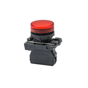 Лампа сигнальная красная, 24V AС/DC, IP65, пластик Meyertec MTB5-AV741
