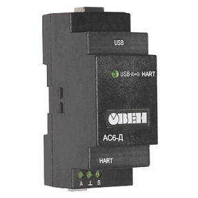 Преобразователь интерфейсов HART-USB ОВЕН АС6-Д
