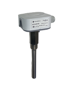 Датчик температуры погружной, 0…+100°С 0…10В RS485/Modbus 150мм ~24В±20%/=15…35В с гильзой 100мм